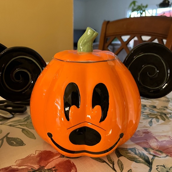 Disney Holiday Mickey Mouse Pumpkin Halloween Cookie Jar Poshmark